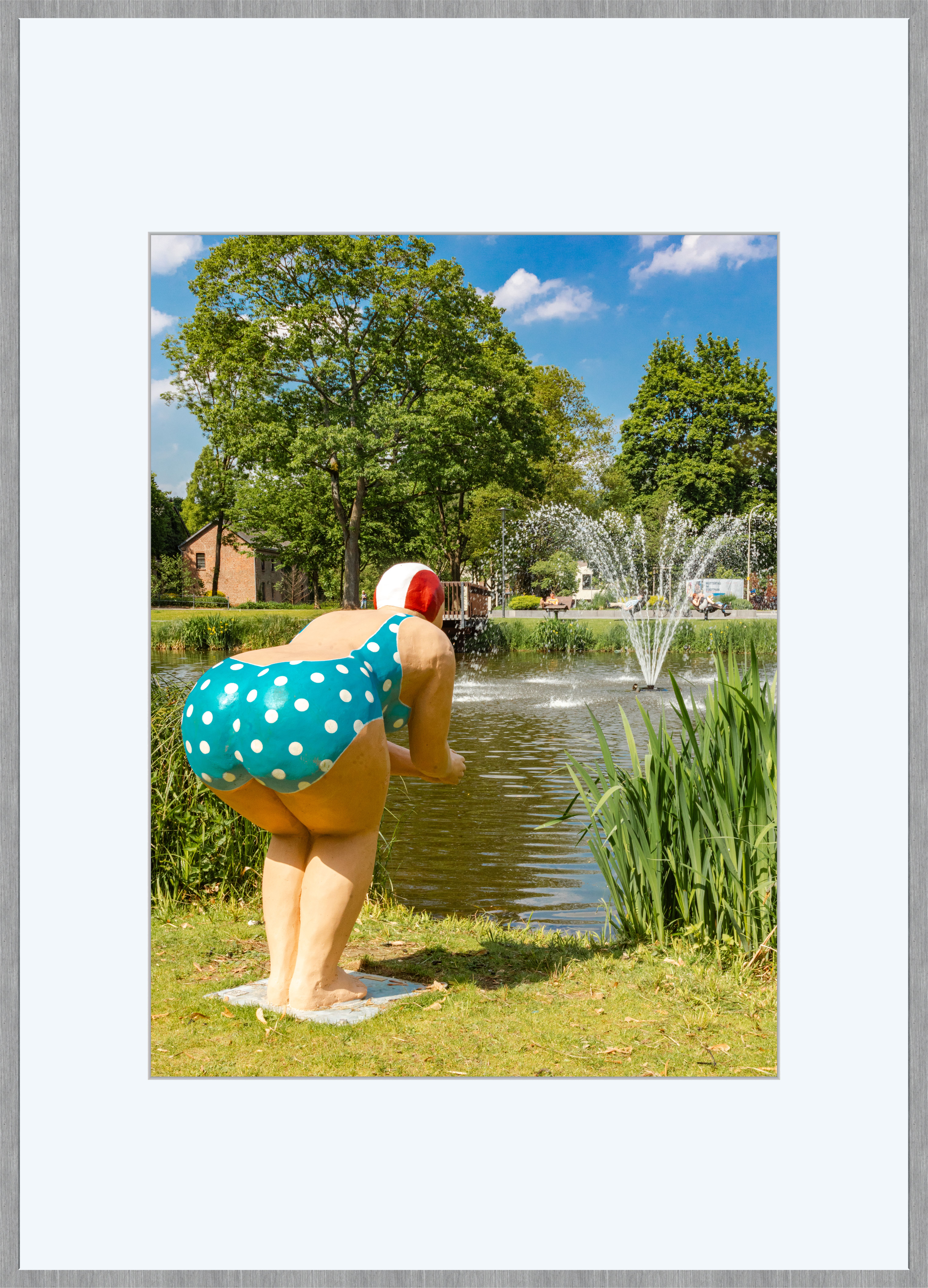 Springerin Wegberg Figur Skulptur